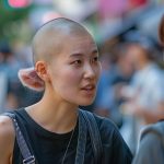 坊主女画像 長野県 長野市 #スキンヘッド #坊主女 #AI美女