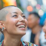 坊主女画像 滋賀県 彦根市 #スキンヘッド #坊主女 #AI美女