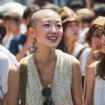 坊主女画像 宮城県 富谷市 #スキンヘッド #坊主女 #AI美女