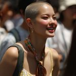 坊主女画像　長崎県　長崎市　#スキンヘッド　#坊主女　#AI美女　　