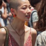 坊主女画像　滋賀県　近江八幡市　#スキンヘッド　#坊主女　#AI美女　　