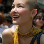 坊主女画像　長野県　佐久市　#スキンヘッド　#坊主女　#AI美女　　