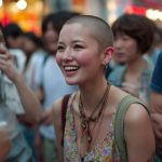 坊主女画像　埼玉県　本庄市　#スキンヘッド　#坊主女　#AI美女　　