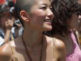 坊主女画像　東京都　豊島区　#スキンヘッド　#坊主女　#AI美女　　