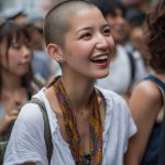 坊主女画像　東京都　青梅市　#スキンヘッド　#坊主女　#AI美女　　