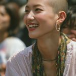 坊主女画像　三重県　津市　#スキンヘッド　#坊主女　#AI美女　　