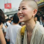 坊主女画像　徳島県　鳴門市　#スキンヘッド　#坊主女　#AI美女　　